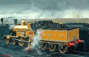 Cuthbert Hamilton Ellis - Midland and Great Northern Joint Railway 4–4–0 Locomotive No.34