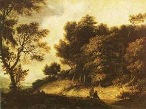 Roelant Roghman - Landscape with Figures