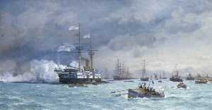 Edoardo Federico De Martino - HMS 'Edinburgh' on Anti Torpedo Exercise