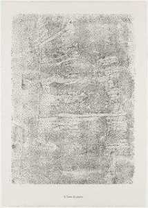 Jean Philippe Arthur Dubuffet - Stone Text (Texte de pierre) from the portfolio Textures from Phenomena (Les Phénomènes)