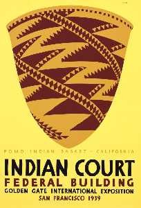 Louis Siegriest - Pomo Indian Basket, California