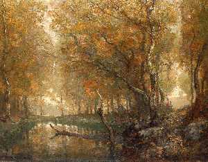 Henry Ward Ranger - Bradbury's Mill Pond, no. 2