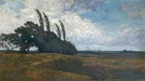 William Charles Estall - Windswept Trees