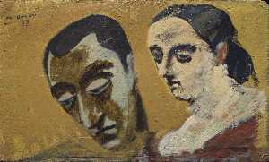Arshile Gorky - Portrait of Myself and My Imaginary Wife