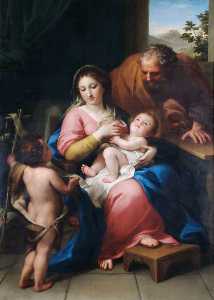 Anton Raphael Mengs - The Holy Family with the Infant Saint John