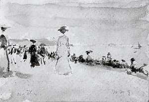Mahonri Mackintosh Young - Beach at Blythe, (painting)