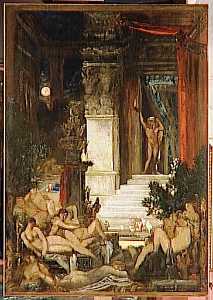 Gustave Moreau - Hercule et les filles de Thespius