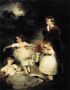 Thomas Lawrence - Portrait of the Children of John Angerstein