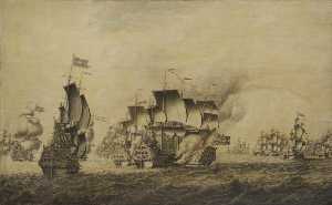 Adriaen Van Salm - Forbin-s Attempt against Scotland, 13 March 1708