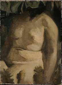 Edwin Dickinson - Nude with Pine Cone (Marie)