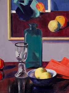 Francis Campbell Boileau Cadell - The Green Bottle