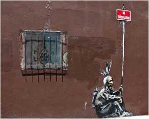Banksy - No trespassing