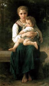 William Adolphe Bouguereau - Brother and Sister