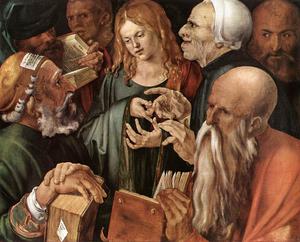  Artwork Replica Christ Among the Doctors, 1506 by Albrecht Durer (1471-1528, Italy) | WahooArt.com