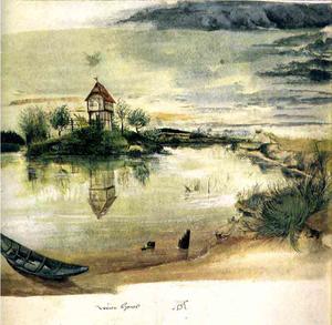 Albrecht Durer - house on a pond
