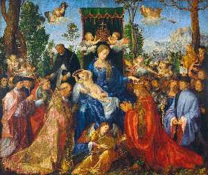 Albrecht Durer - The Altarpiece of the Rose Garlands