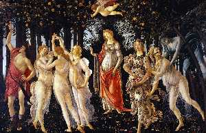 Order Art Reproductions Primavera, 1482 by Sandro Botticelli (1445-1510, Italy) | WahooArt.com
