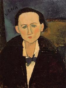 Amedeo Clemente Modigliani - Portrait of Elena Pavlowski
