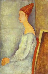 Amedeo Clemente Modigliani - Portrait of Jeanne Hébuterne in Profile