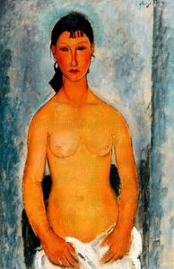 Amedeo Clemente Modigliani - Standing nude (Elvira)