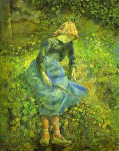 Camille Pissarro - The Shepherdess