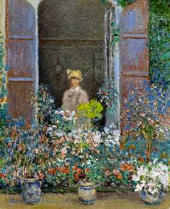 Claude Monet - Camille Monet at the Window