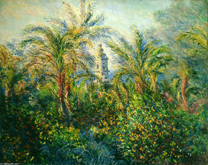 Claude Monet - Garden in Bordighera, Impression of Morning