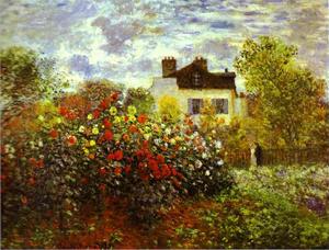 Claude Monet - Monet-s Garden at Argenteuil