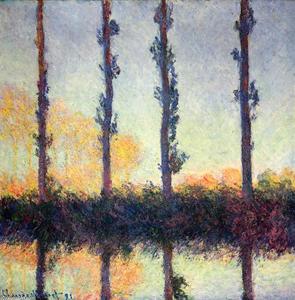 Claude Monet - Poplars (Four Trees)
