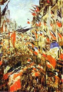 Claude Monet - Rue Saint-Denis, Festivities of 30 June, 1878