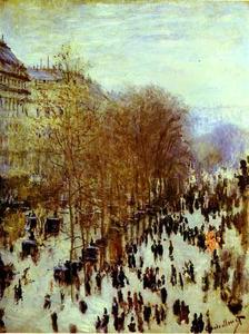 Claude Monet - The Boulevard des Capucines