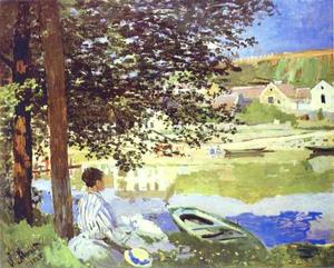 Claude Monet - The River, Bennecourt