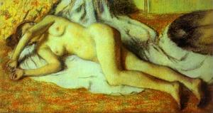 Edgar Degas - Bather Streched Out on the Floor