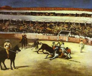 Edouard Manet - Bull-fighting scene