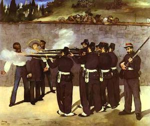 Edouard Manet - The Execution of the Emperor Maximilian of Mexico