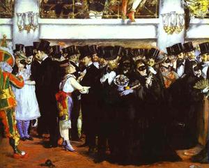 Edouard Manet - The Masked Ball at the Opera