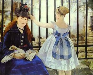 Edouard Manet - The Railway - (buy paintings reproductions)