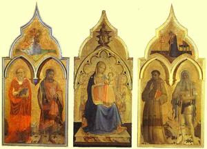 Fra Angelico - Certosa del Galluzzo Triptych