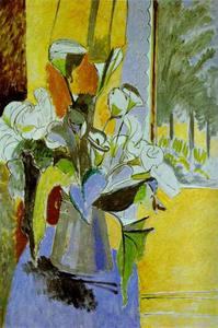 Henri Matisse - Bouquet of Flowers on the Veranda