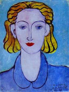 Henri Matisse - Young Woman in a Blue Blouse (Portrait of Lydia Delectorskaya, the Artist-s Secretary)