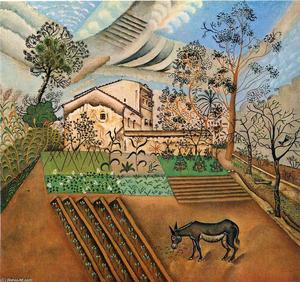 Joan Miró - The Vegetable Garden with Donkey