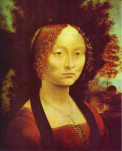 Leonardo Da Vinci - Portrait of Ginevra de-Benci