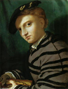 Lorenzo Lotto - Portrait of a Young Man With a Book