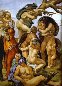 Michelangelo Buonarroti - The Flood (detail
