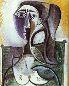 Pablo Picasso - Portrait of a Sitting Woman
