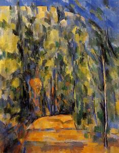 Paul Cezanne - Bend in Forest Road