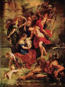 Peter Paul Rubens - The Birth of Marie de- Medici