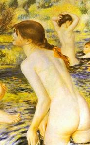 Pierre-Auguste Renoir - The Bathers (detail)