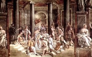 Raphael (Raffaello Sanzio Da Urbino) - Stanze Vaticane - The Baptism of Constantine