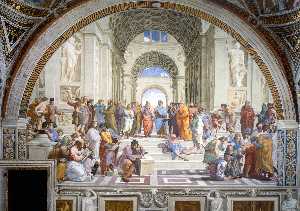  Oil Painting Replica The School of Athens, 1509 by Anton Raphael Mengs (1728-1779, Czech Republic) | WahooArt.com